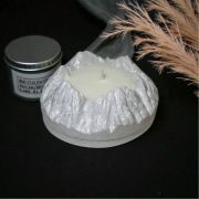 Świeca Sojowa GÓRY Gips Polimerowy Prezent Czekolada Handmade