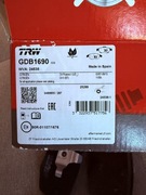 KLOCKI HAMULCOWE PRZÓD TRW GDB1690