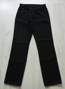 Piękne męskie spodnie jeansowe WRANGLER jeans rozmiar M W34 L30 czarne