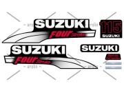 Naklejka na silnik zaburtowy Suzuki 115