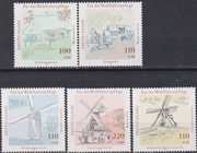 Znaczki Młyny wodne i wiatraki 1997  z Niemcy