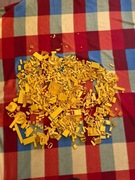 Lego mix żółtych klocków, 1.11 KG