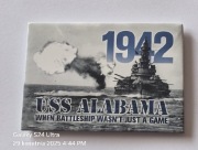 Magnes na lodówkę 1942 USS ALABAMA StanyZjednoczone USA(10)