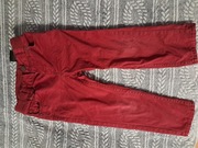 Spodnie dziewczęce bordowe rozmiar 92