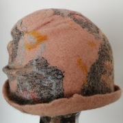 Czapka z wełny merino filcowana