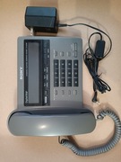 Stary telefon retro vintage automatyczna sekretarka Sony IT-A4000 1991 USA