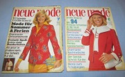 Neue Mode 7,8/1973 + wykroje Vintage Moda, Szycie, Krawiectwo