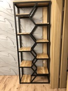 Regał metal + drewno 