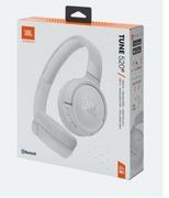 SŁUCHAWKI NAUSZNE JBL TUNE 520BT BIAŁY/BLUETOOTH 5.3 PURE BASS