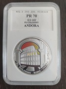 10 dinarów Andora 2009 koloseum ag
