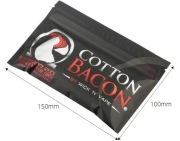 4X 10g (10 pasków) – Wata Cotton Bacon Silver – Idealna do Twojego vape!