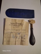 Nóż do cięcia szkła wraz z oryginalnym paszportem technicznym 