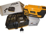 Komplet oryginalny j nowy Stiga akumulator SBT 5048 5Ah ładowarka SFC 48 AE