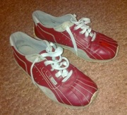 Buty damskie sneakersy tenisówki czerwone r. 37