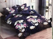 Pościel jednorożce bawełna satynowa 160x200 + 2 poduszki 