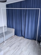 Ramka bramka ślubna biała metalowa