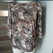 Bluzka damska Janina zebra M (38) nowa bez metki