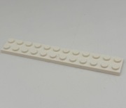 Lego elementy płytki białe