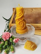 Świeca dekoracyjna z wosku pszczelego Pasieka Pod Borem