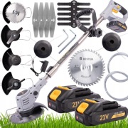 PODKASZARKA AKUMULATOROWA ELEKTRYCZNA WYKASZARKA DO TRAWY + ŻYŁKA 2x AKU