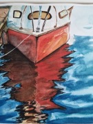 Obrazek łódka  30x40cm