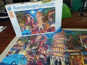 puzzle Ravensburger 500 szt Wieczór w Pizie  niekompletnie  