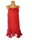 F&F r L 40 koralowa sukienka z baransoletką gumką bawełna Nowa