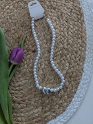 Naszyjnik perły serce 