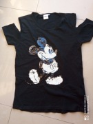 Disney Mickey Mouse koszulka z cekinami could shoulder 158/164,  S/36