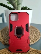 Etui Case Iphone 13 Czerwone Pancerne Ring