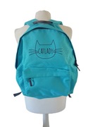 BagBase plecak niebieski turkus owal Catlady