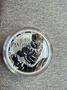 Black Panther Marvel 1 Oz ,Ag 9999. 2018 rok.
