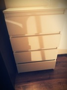 Komoda 4 szuflady biała mat