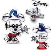 Nowy Charms do bransoletki modułowej Myszka Miki 