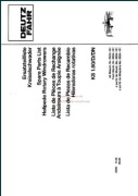 katalog części zgrabiarka DEUTZ FAHR KS 1.50