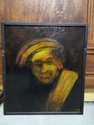 Obraz na płótnie portret 61x55cm