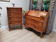 Stylowy intarsjowany sekretarzyk  725/25 