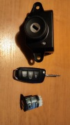Kluczyk pilot scyzoryk Audi A6 C6 + wkład zamka + stacyjka uszkodzona