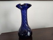 Wazon szklany kobalt 25cm
