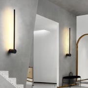Nowoczesny kinkiet czarny patyk 60cm LED 4000K