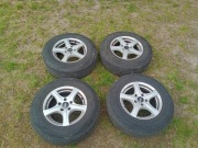 Felgi aluminiowe 15" 5x114.3 Ronal komplet alufelgi koła opony letnie