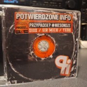 Potwierdzone Info - Przypadek? #Niesondze Tede Diox Sir Mich Płyta CD