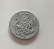 Moneta kolekcjonerska PRL 2zł jagody 1958