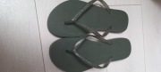 Japonki HAVAIANAS DMASKIE zielone  LOGO 41-42