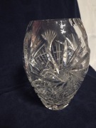 ANK STARY DUŻY SZKLANY WAZON kryształ