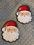 Talerz świąteczny talerze mikołaj jajecznik dla dzieci