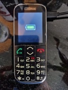 Telefon Maxcom MM720BB czarny dla seniora + baza