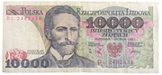 Polska 10000 złotych 1988 rok seria DL