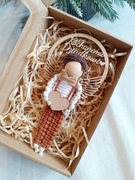 Anioł zawieszka Dzień Dziadka Kochanemu Dziadkowi spodnie brązowe 