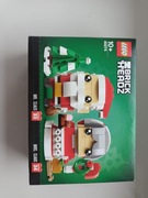 Lego 40274 BrickHeadz - Święty Mikołaj i Pani Mikołajowa